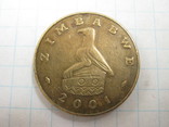 1 доллар 2001 г. зимбабве, фото №3