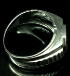 Кольцо, цирконы, фото №3