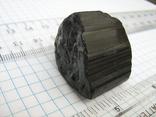 Натуральный Черный Турмалин Шерл Кристалл 233.25 ct 46.65 грамм Большой Камень 012, фото №8