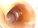 48 см - винтажная  Зонтница - зонтовница  ваза кувшин  МЕДЬ , Германия -  3,080 кг, фото №6