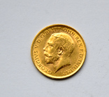 1/2 Sovereign gold, 1914, фото №4