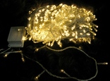 Гирлянда , 500 LED тепло белый цвет свечения  , Новорічна гірлянда, photo number 7