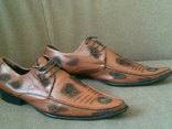 Carlo Buruni(Италия) - фирменные кожаные туфли раз.42.5 Италия, фото №2