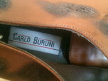 Carlo Buruni(Италия) - фирменные кожаные туфли раз.42.5 Италия, фото №6