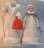 Ватный дед мороз и Снегурочка., фото №2