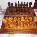Большие шахматы, ручная работа СССР, фото №2