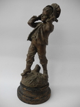 Старинная Фигура Мальчик ( Европа 19 век ) 32 см., фото №3