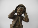 Старинная Фигура Мальчик ( Европа 19 век ) 32 см., фото №5