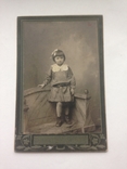 Портретное фото 17*11 см  Девочка Севастополь 1915 год, фото №2