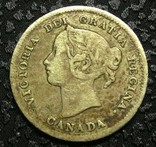 Канада 5 центов 1899 год серебро, фото №2