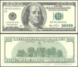 США - 100 $ долларов 2006 A - New York (B2) - UNC, Пресс, фото №2