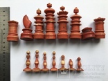 Шахматы костяные конец 18-го века (красные и белые), фото №4