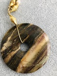Жемчужные бусы с камнем (золото 750 пр, вес 39,4 гр), фото №9
