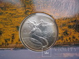 Италия 500 лир 1993 UNC серебро Рыба игла и Цапля, БУКЛЕТ, фото №4