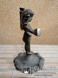 Статуэтка бронзовая ангел с факелом, фото №5