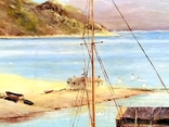 Морской пейзаж, худ. L.Tallant, 1974г, фото №9