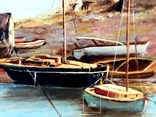 Морской пейзаж, худ. L.Tallant, 1974г, фото №11