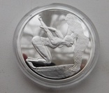 10 евро серебро Греция. 2004 год. XXVIII летние Олимпийские Игры Афины 2004 - Плавание, фото №4