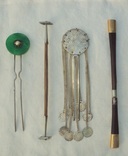 Японские шпильки для волос, 19-й век., фото №3