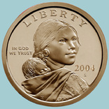 США, 1 доллар 2004 года. Парящий орел, двор "S" (R3926). PROOF!, фото №3