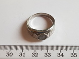 Мужской перстень. Серебро 925 проба. Размер 21, фото №3