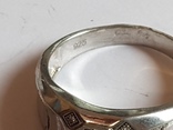 Мужской перстень. Серебро 925 проба. Размер 21, фото №4