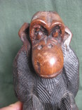 Деревянная статуэтка обезьяны, фото №6