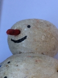 Елочная игрушка из ваты на ёлку (6) снеговик, фото №3