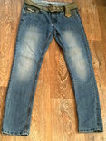 Gross Wind - стильные джинсы с ремнем, photo number 3