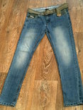 Gross Wind - стильные джинсы с ремнем, photo number 2