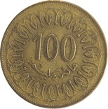 Тунис 100 миллим 2008, фото №2