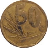 ЮАР 50 цент ,разные года-4 шт., фото №8