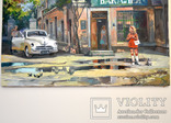 Картина, масло, холст  "Дева и такси" 55х75, фото №8