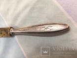 Нож десертный серебро, фото №5