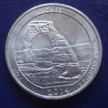25 центов  2014  Юта   ( Г.2.17)~, фото №2