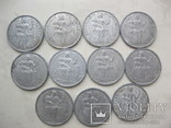 11 монет по 2 франка Полинезия, фото №3