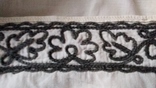 Старинная украинская вышиванка черный тамбур (Сумщина), фото №5