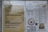 Золотое кольцо с натуральными Бриллиантами 1.49ct,сертификат., фото №7