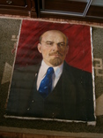 Ленин  х.м, 130 на 100 см., фото №3