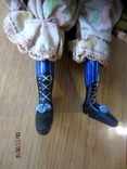 Винтажна восковая кукла ручной раскраски, фото №5