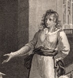 Старинная гравюра. Шекспир. "Двенадцатая ночь, или Что угодно?". 1803 год. Оригинал., фото №4