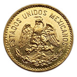 5 песо 1955 года. Мексика. UNC., фото №2