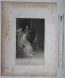 Старинная гравюра. Шекспир. "Генрих VIII", акт IV. 1803 год. (42 на 32 см.). Оригинал., фото №6