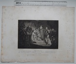 Старинная гравюра. Шекспир. "Ричард III", акт III. 1803 год. (42 на 32 см.). Оригинал., фото №7