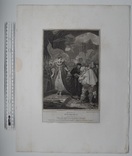 Старинная гравюра. Шекспир. "Генрих IV, часть 2". 1803 год. (42 на 32 см.). Оригинал., фото №6