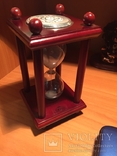 Песочные часы с пластинами из серебра с гравировкой Кастеллани, 925 проба., фото №2