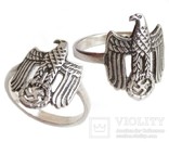 III REICH перстень печатка кольцо Вермахт Wermacht, серебро., фото №2