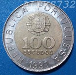 Португалия 100 эскудо, 1991, фото №2