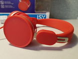 Наушники ISY IHP 1400 RED Оригинал с Германии, photo number 5