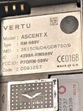 Телефон VERTU  X 02095, фото №6